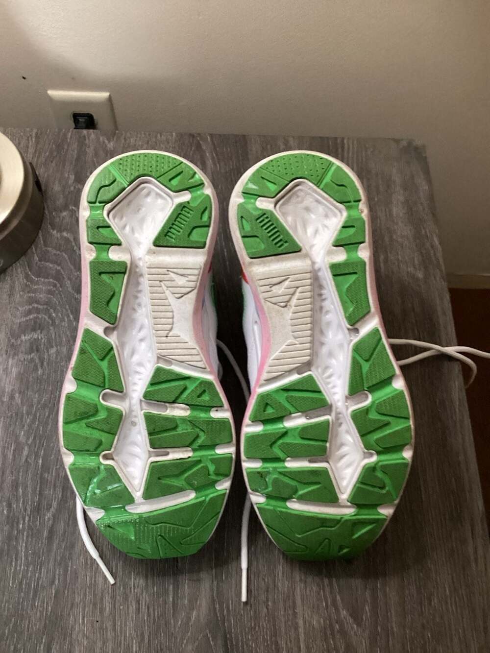 Puma TRC Blaze Neon White Multi-Color Sneakers Size US 7.5 - Picture 7 of 7